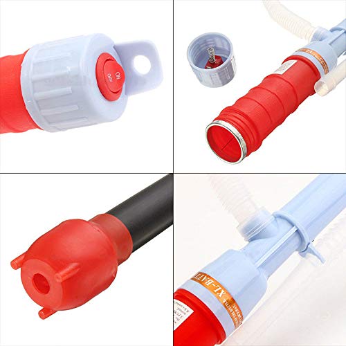 Electric Automatic Fuel Fluid Water Siphon Pump Battery Powered Gas Water Bathroom Pond
