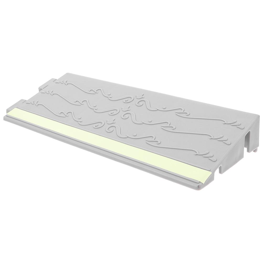 25X4.5 Zwart Fluorescerend Plastic Oprit Vegen Robot Klimmat Thuis Deur Hellingen Anti Slip Eenvoudige Installatie Entry