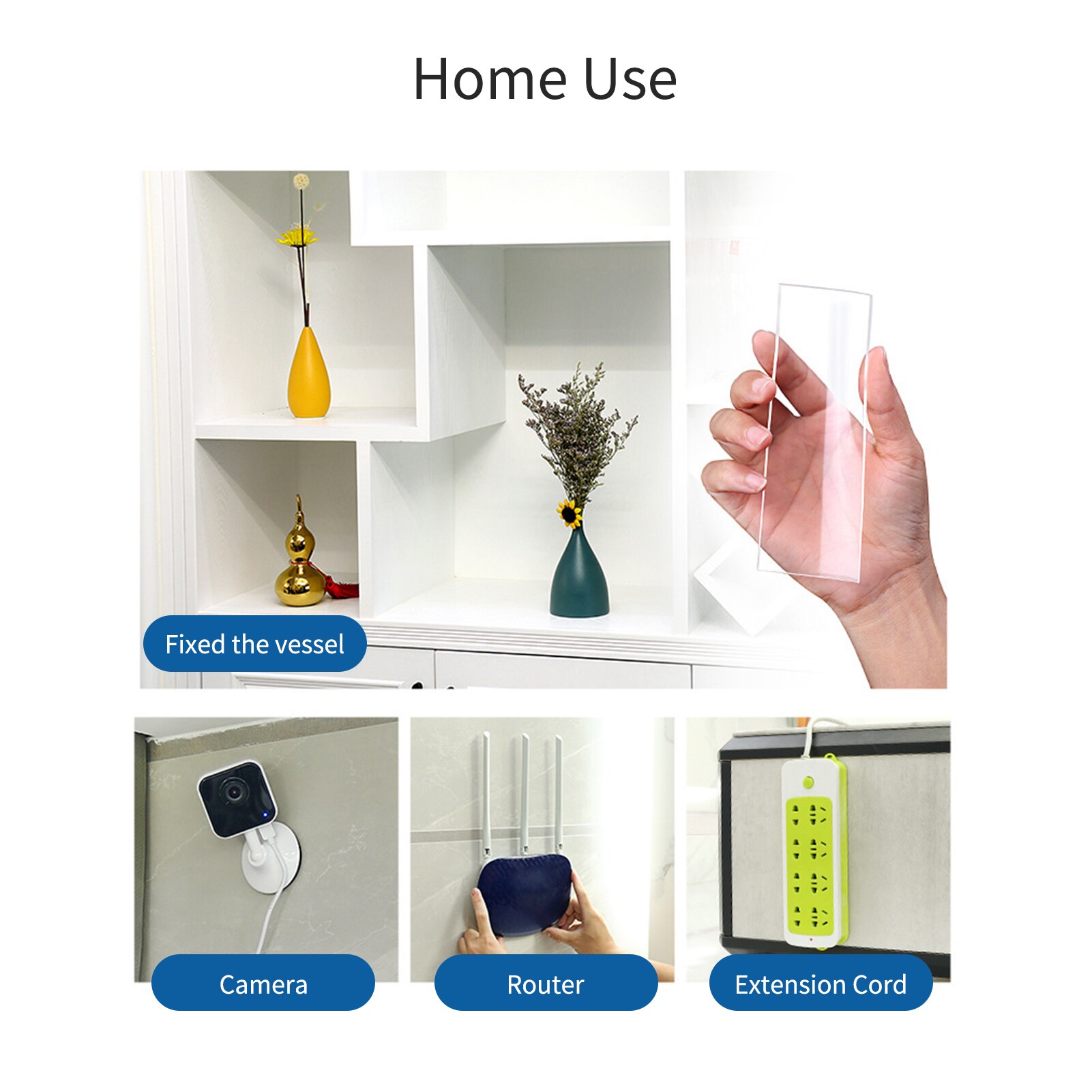 Nano Tape-Cinta adhesiva de montaje de doble cara de alta resistencia, cintas extraíbles lavables para paredes interiores y exteriores, fijación, suministro de oficina