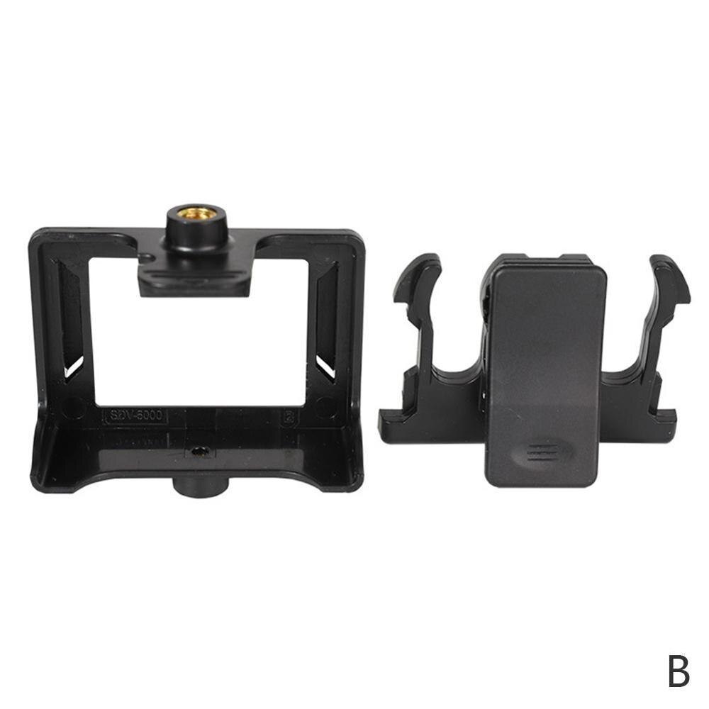 Accesorios de cinturón portátil para cámara SJ4000 SJ9000, Clip de mochila, carcasa de marco de acción deportiva, fácil de instalar: B