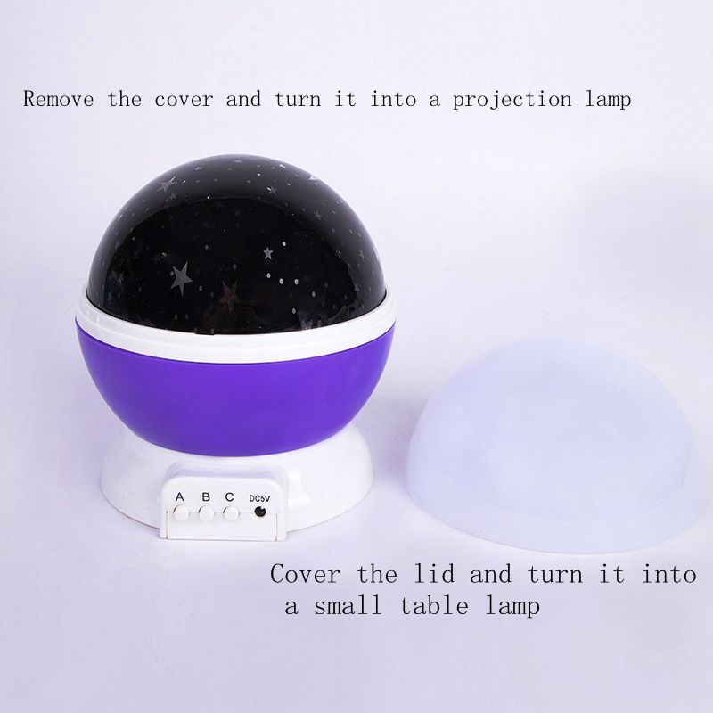 Sternen Himmel Projektor Mond Lampe Batterie USB freundlicher freundlicher Schlafzimmer Schmücken Projektion LED Nachtlicht Lampe Weihnachten