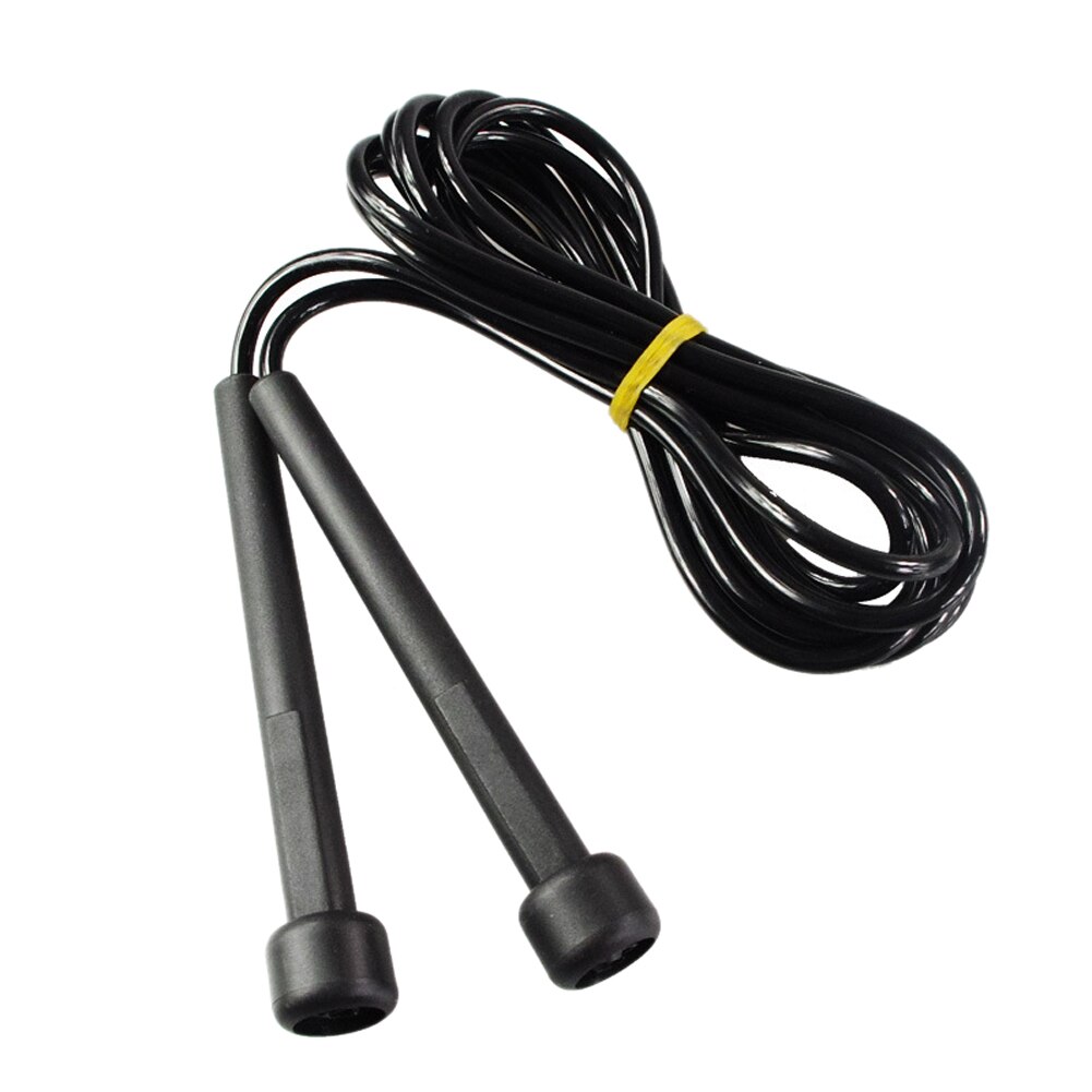 Cuerdas de saltar de longitud ajustable para boxeo, salto, velocidad, deportes, Fitness, equipo de Fitness portátil negro, 280cm