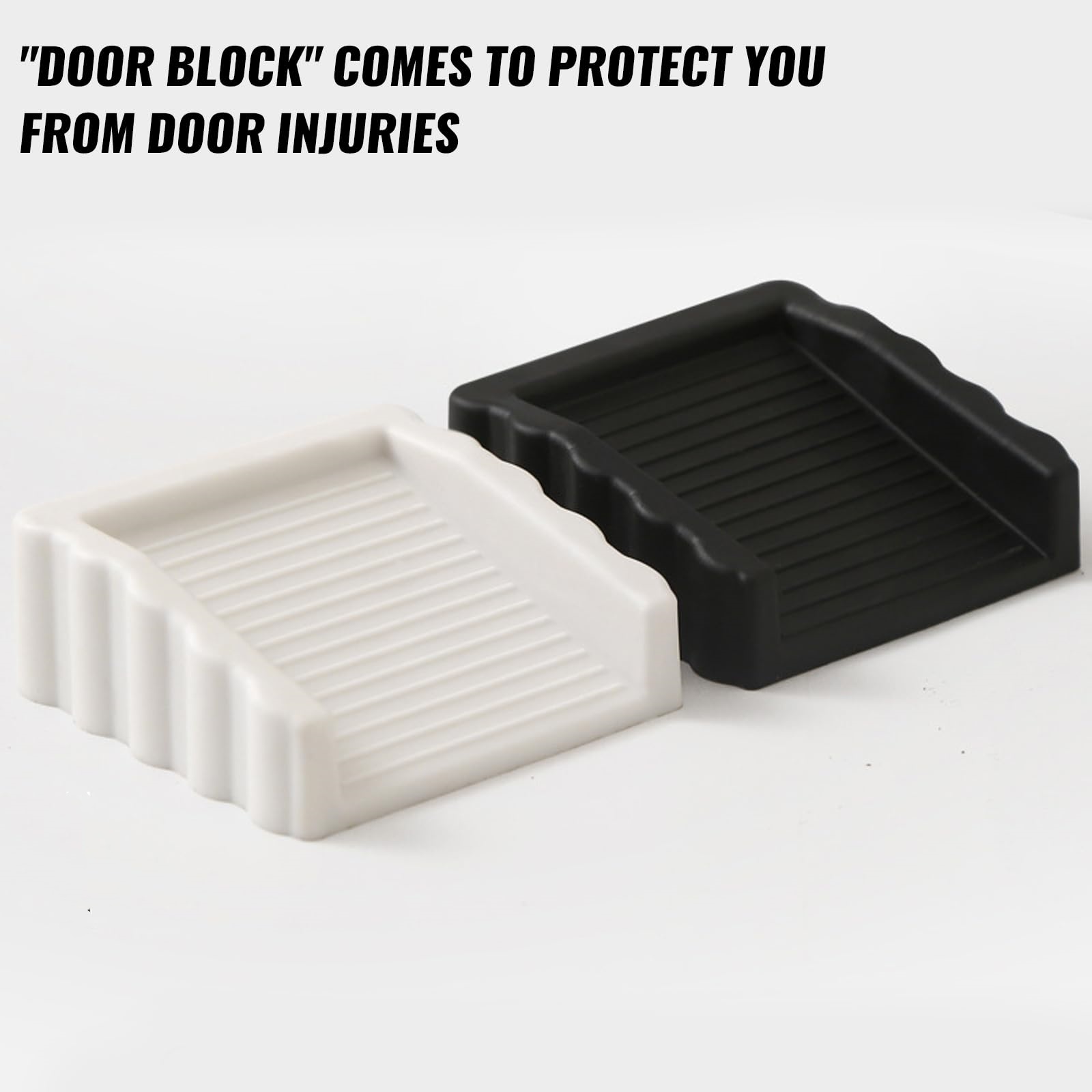 Tope de puerta a prueba de viento, Tope de puerta de suelo de madera, juego de Protector de pared de puerta de goma antideslizante y resistente para azulejos de alfombra de madera