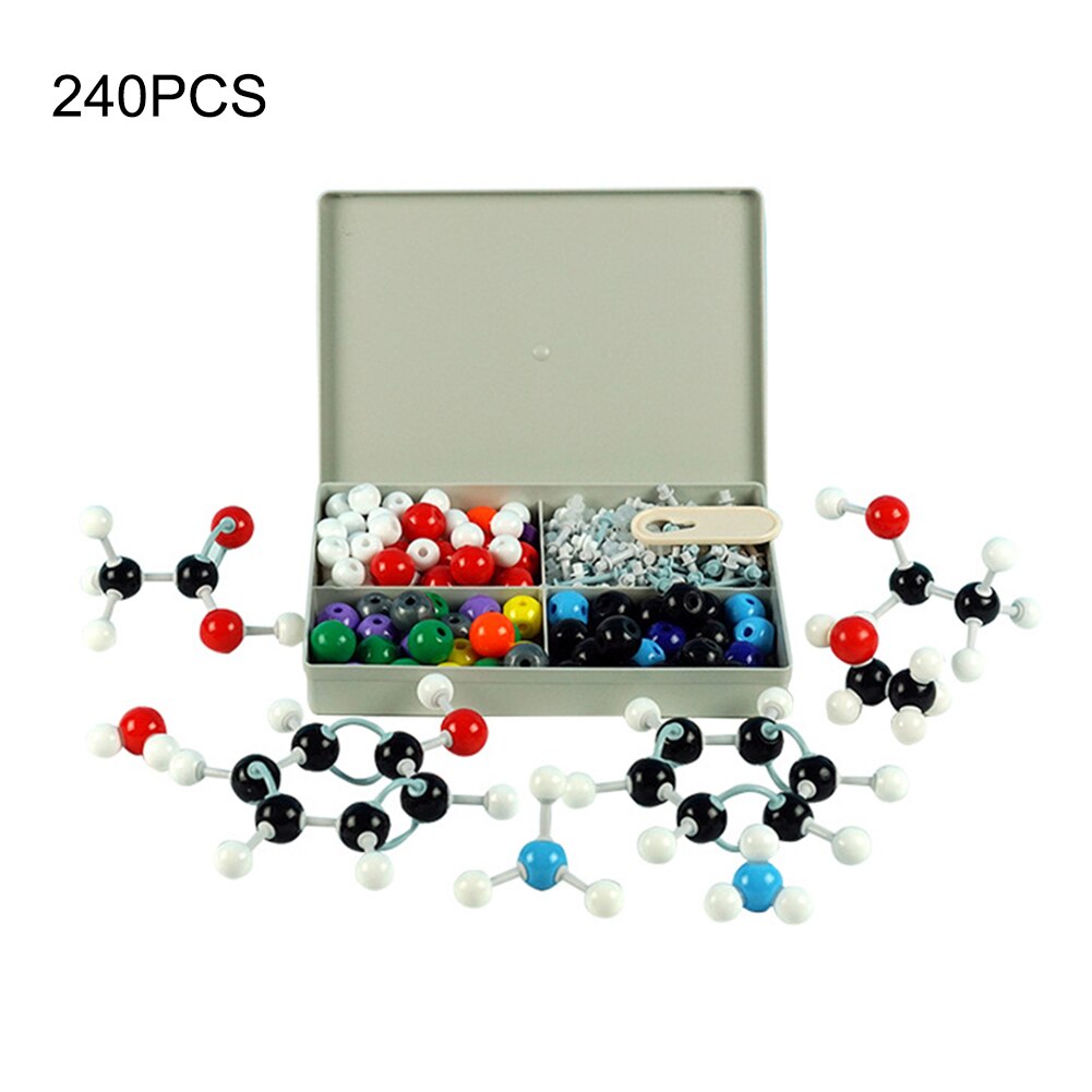 240Pcs Chemistry Atom Molecular Models Kit Set General Scientific Children Educational Model Set For School Teaching Tools