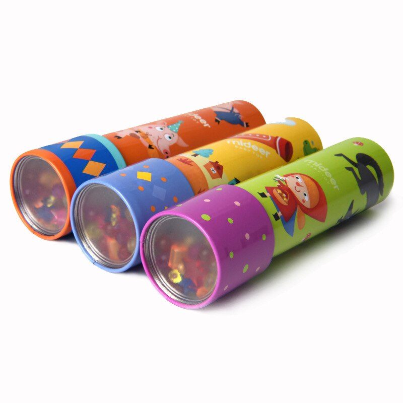 Interactive Logical Rotating Kaleidoscope Magic Puzzle Classic Educational Toys for Kids Imaginative Cartoon Children