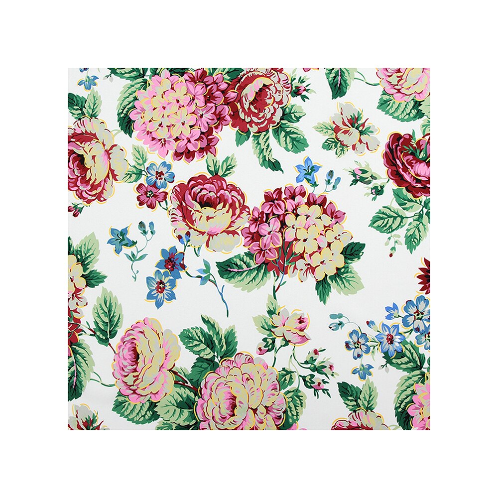 Vestidos de mujer hechos a mano DIY, falda de algodón, telas Vintage, tela de retales, estampado de flores, patrón de tela de algodón, 1M * 1,5 M