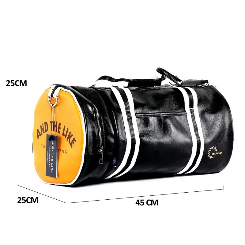 Weysfor Vogue Reizen Bagage Tas Met Onafhankelijke Schoenen Opslag Vrouwen Fitness Tas Pu Leer Afdrukken Basketbal Training Bag