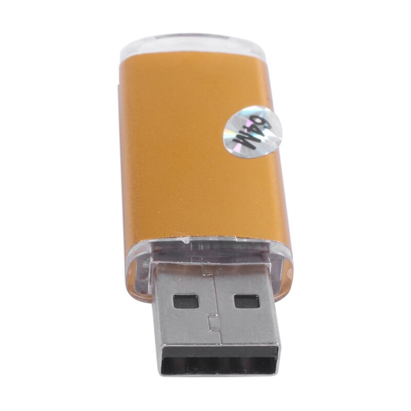 Clé USB pour PS3, PS4, TV, couleur dorée, capacité 64 mo