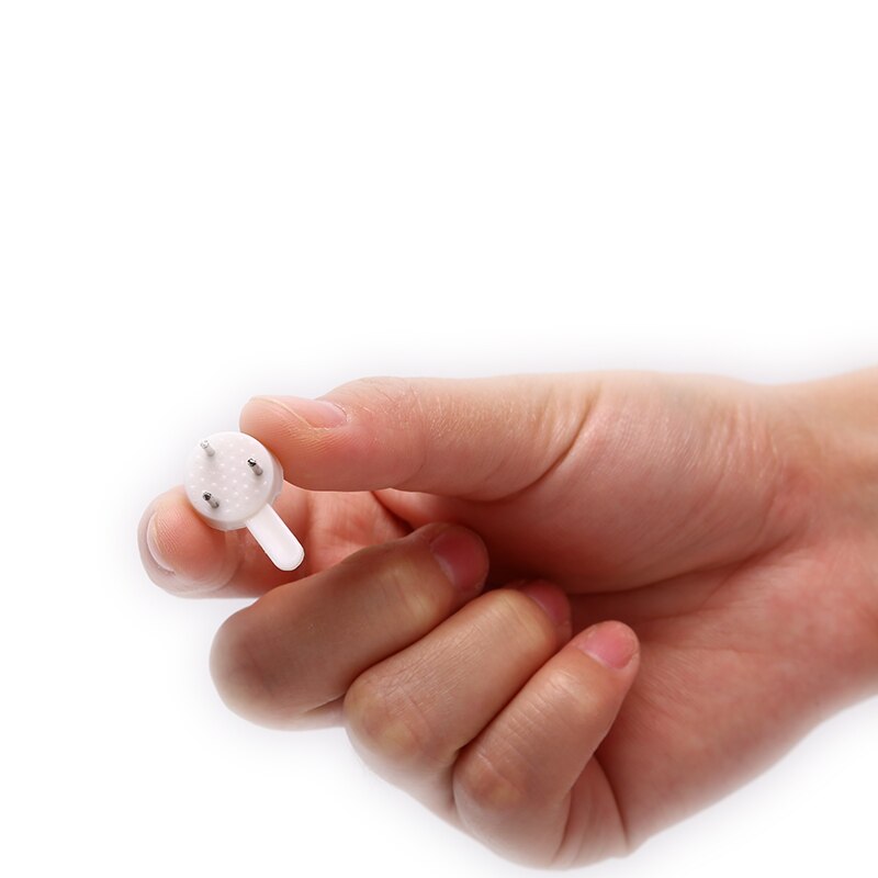 20PCS/lot White Painting Photo Frame Hook 4 Sizes Plastic Invisible Wall Mount Photo Picture Nail Hook Hanger S-XL