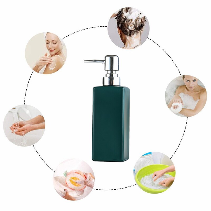 Álcool em gel para sabonete das mãos, recipiente de armazenamento para sabonete líquido, shampoo e loção, 1 peça