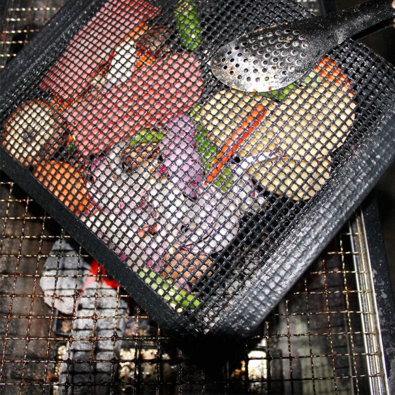 Non-Stick Mesh Grilling Bag Outdoor Picnic Tool Bolsa De Barbacoa Reusable and Easy to Clean Non-Stick BBQ Bake Bag