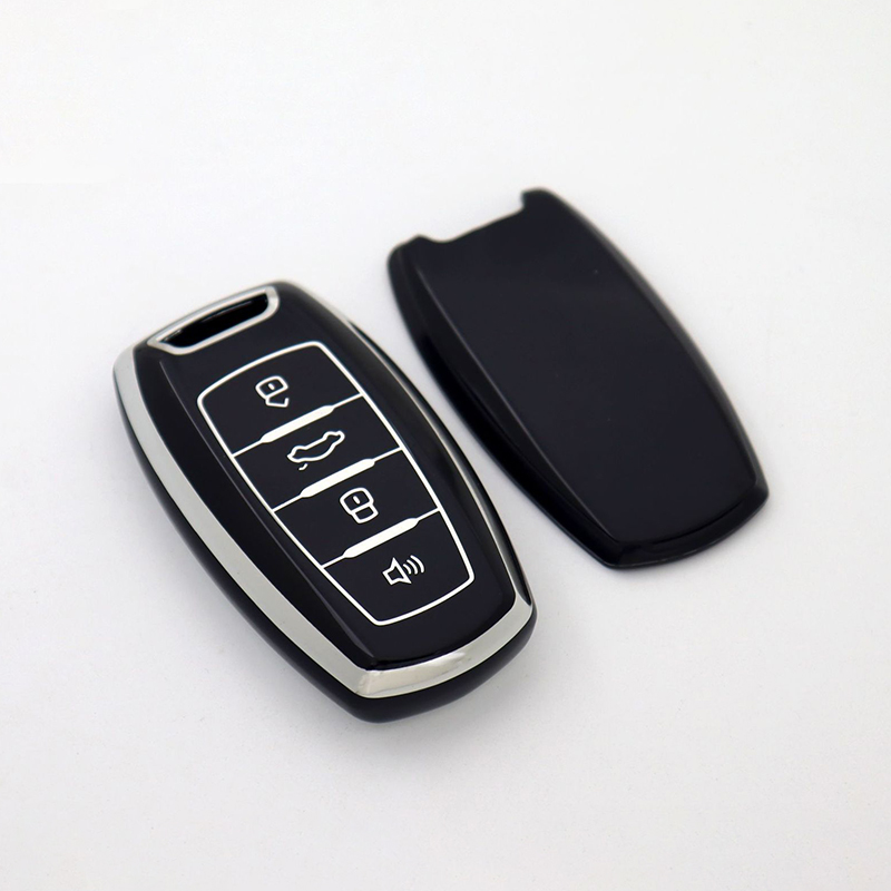 Para haval jolion pairar f7 f7x h6 h7 h9 f5 h2s macio tpu caso chave remota do carro capa protetor acessórios automóveis escudo fob titular: Branco