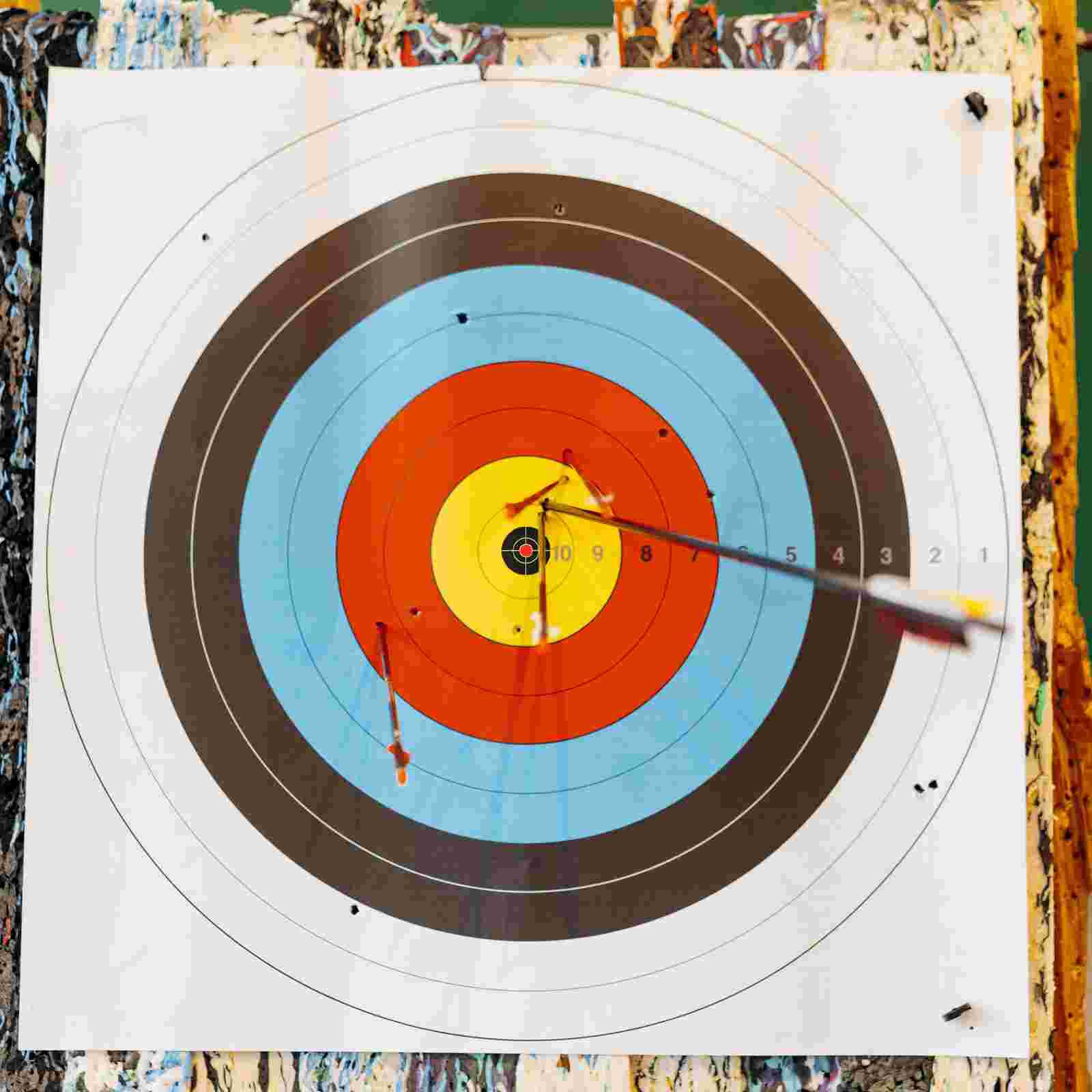 10pcs Shooting Targets Paper Shooting Training Sticker Target Shooting Supplies