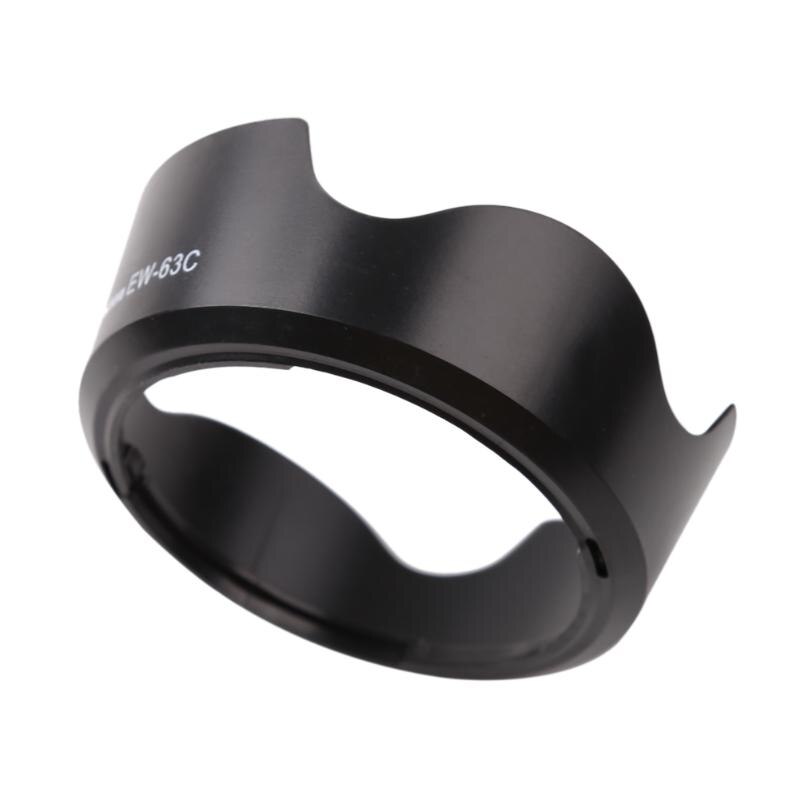 55 Mm EW-63C Camera Zonnekap Bajonetvatting Bloemvorm Camera Lens Hood Voor Canon EF-S 18-55 Stm en EF-S 55-250 Stm