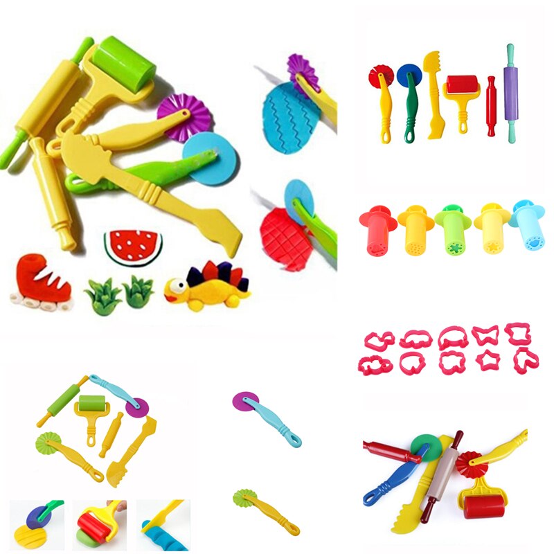 Kleur Spelen Deeg Model Tool Speelgoed Creatieve 3D Plasticine Gereedschap Klei Mallen Set Veel Stijl Leren Onderwijs Spelen Deeg Set speelgoed
