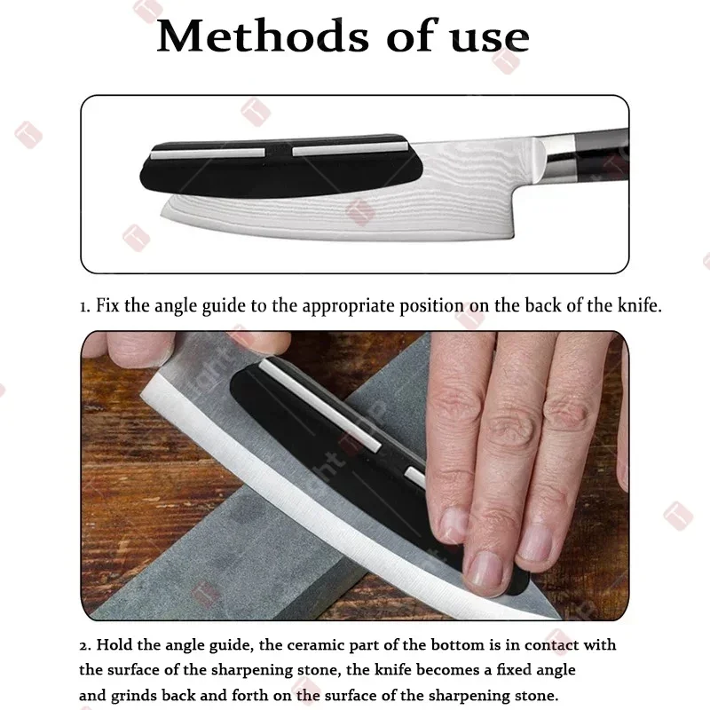 Guía de ángulo para afilar cuchillos, afilador de cuchillos fijo, piedra de afilar , herramienta para afilar cuchillos, accesorios de piedra