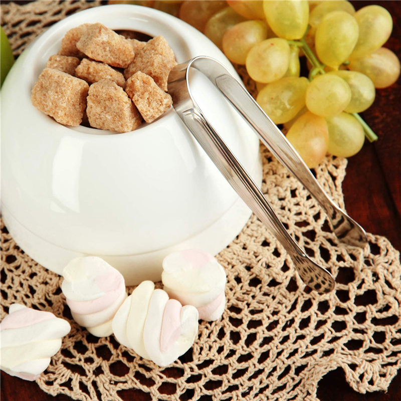 Mini pince à sucre en acier inoxydable, 12 pièces, pince à glace, petite pince de cuisine pour thé, café, Bar, cuisine