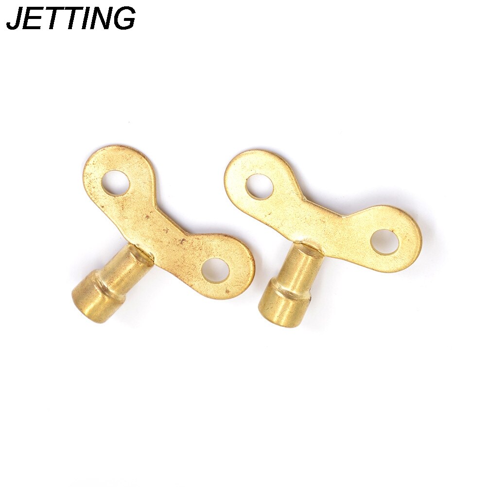 2pcs/lot key for water tap Solid Brass Special lock Radiator Plumbing Bleed Key Square Socket Hole Water Tap Faucet Key