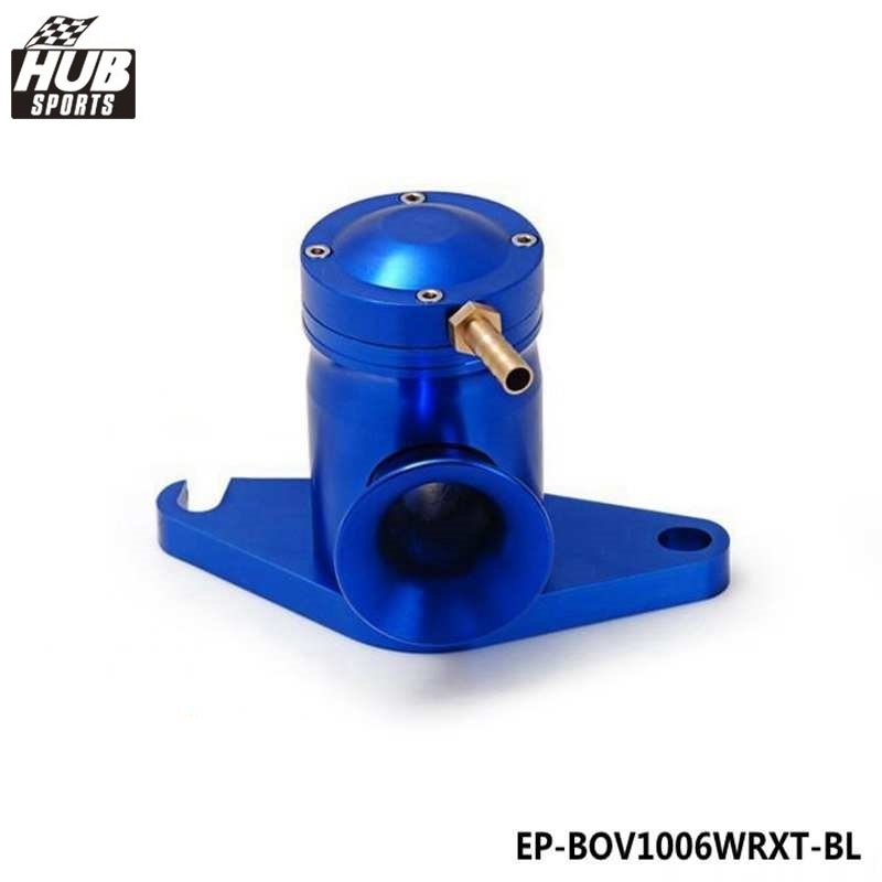 Blow Off Valve Bov Valve Dump Adapter Voor Subaru Wrx Sti Forester Turbo Bout Op Top Mount HU-BOV1006WRXT: Blauw