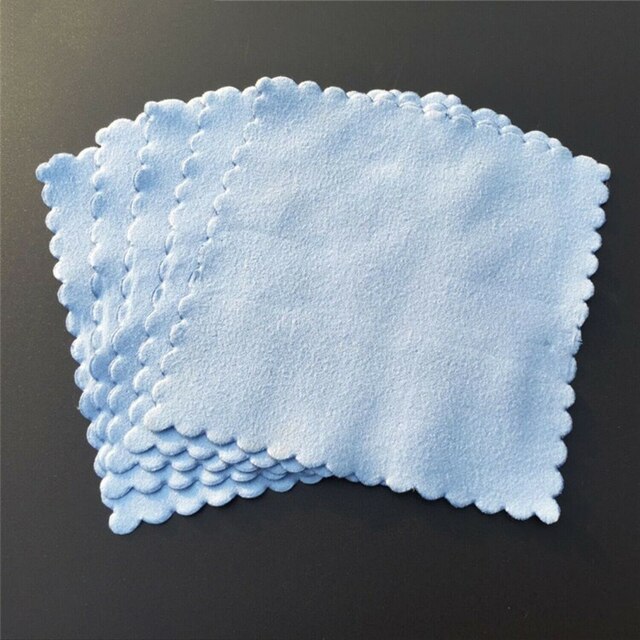 20 X Mikrofaser Kleidung Nano Keramik Glas Farbe Beschichtung Anwendung Fussel-Fre 10*10cm farbe pflege Bausatz: 20Stck Blau