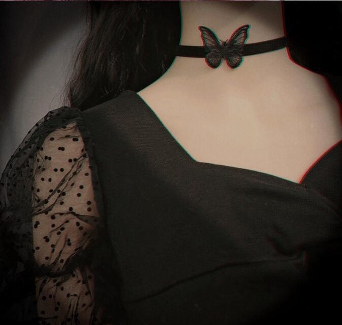 Dame chokers blad dusk kvinner hals smykker tilbehør jente blonder gotisk vintage sexy fløyel rose perler blomsterhalskjede: Ren gullfarge