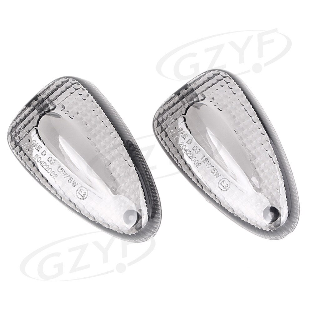 E-Mark Turn Signals Light Indicator Blinker Lens Lamp Cover For BMW R1200GS K1200RS K1200R(Front) & K1200S (REAR) 2004 2005 Pair