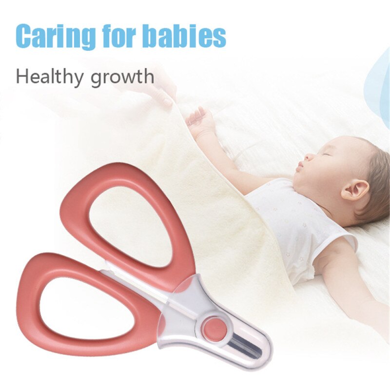 Segurança prego clippers tesoura cortador para o bebê recém-nascido conveniente diariamente concha do prego do bebê tesoura manicure ferramenta do prego do bebê tesoura