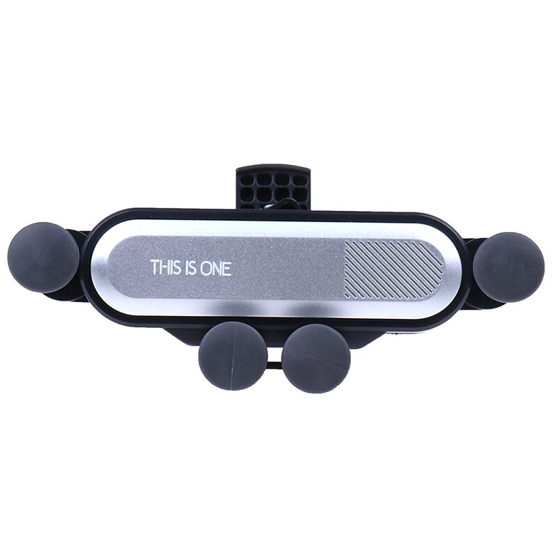 Gravity Car Holder For Phone in Car Air Vent Clip Mount No Magnetic Mobile Phone Holder GPS Stand For iPhone 11 Pro Samsung: Silver