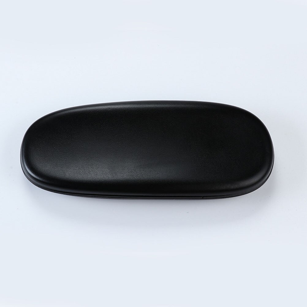 2pcs Office Chair Armrest Universal PU Leather Replacement Chair Arm Pads (Black)