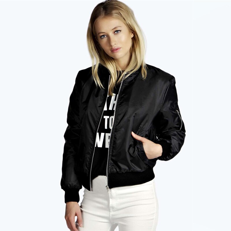 Dames windjack herfstjassen lange mouwen basic jassen bomber dunne damesjas damesjassen bovenkleding