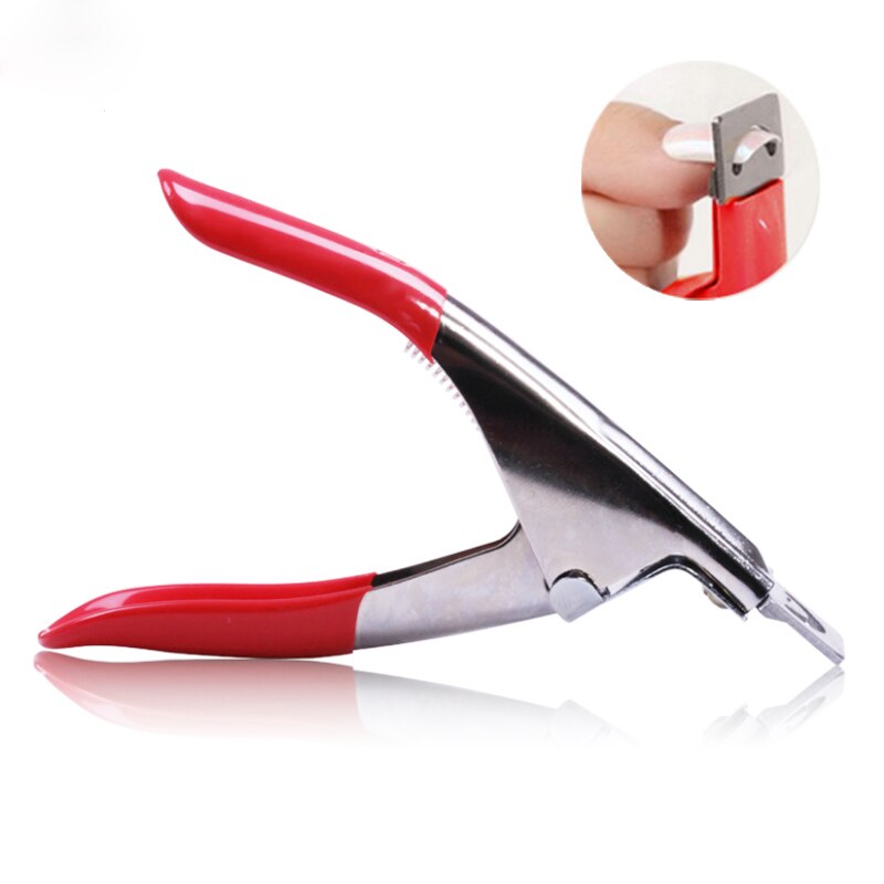 Coupe-ongles en acrylique pour Gel UV, 1 pièce, outil de manucure, faux ongles en acrylique, coupe-ongles en U