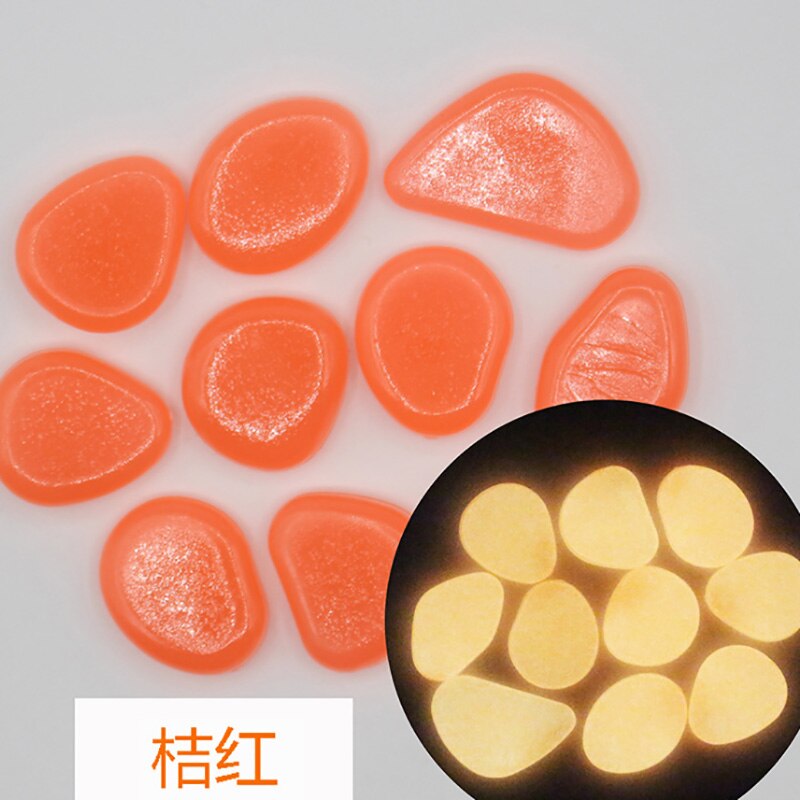 20 Pcs Gesimuleerde Kasseien Game Stukken Fluorescentie Acryl Onregelmatige Steen Voor Glow In The Dark Speelgoed: 4