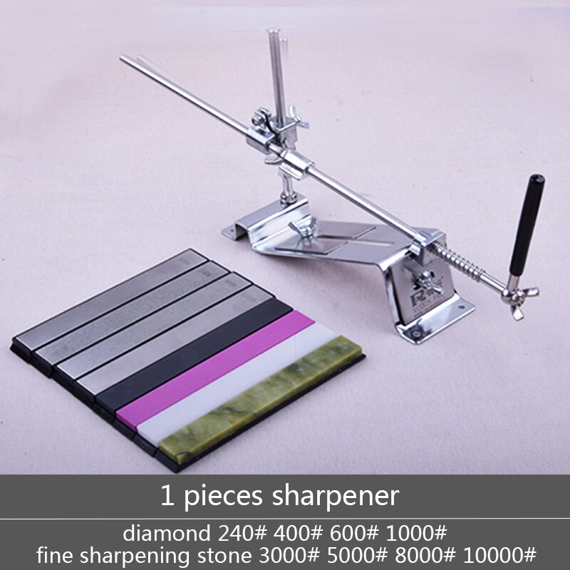 Fixed angle knife sharpener sharpening 120 3000 grit corundum diamond kitchen tools whetstone oil stone honing stones