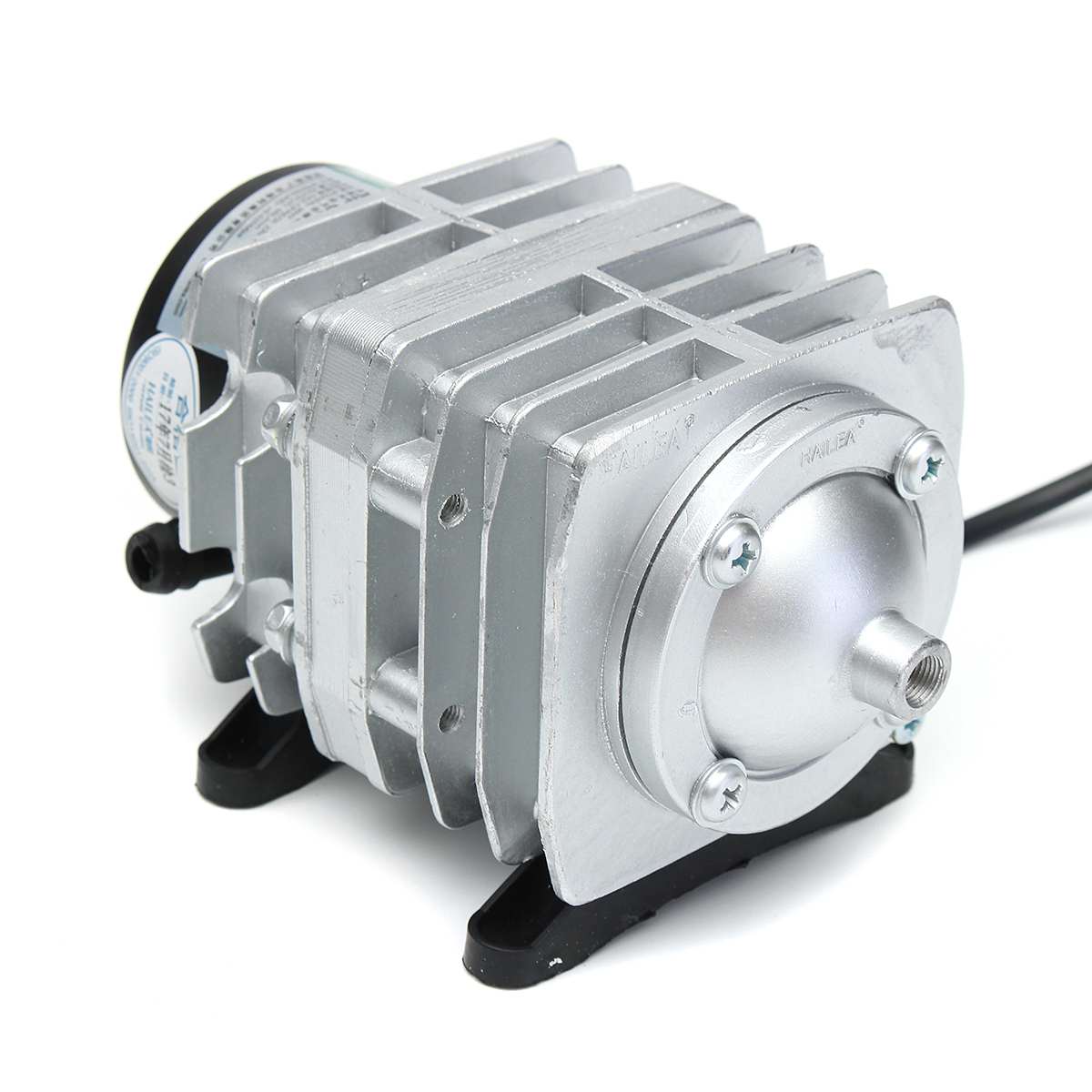 45L/min 25W 220V Electromagnetic Air Compressor Pump Oxygen Aquarium Fish Pond Compressor Hydroponic Air Aerator Pump ACO-208