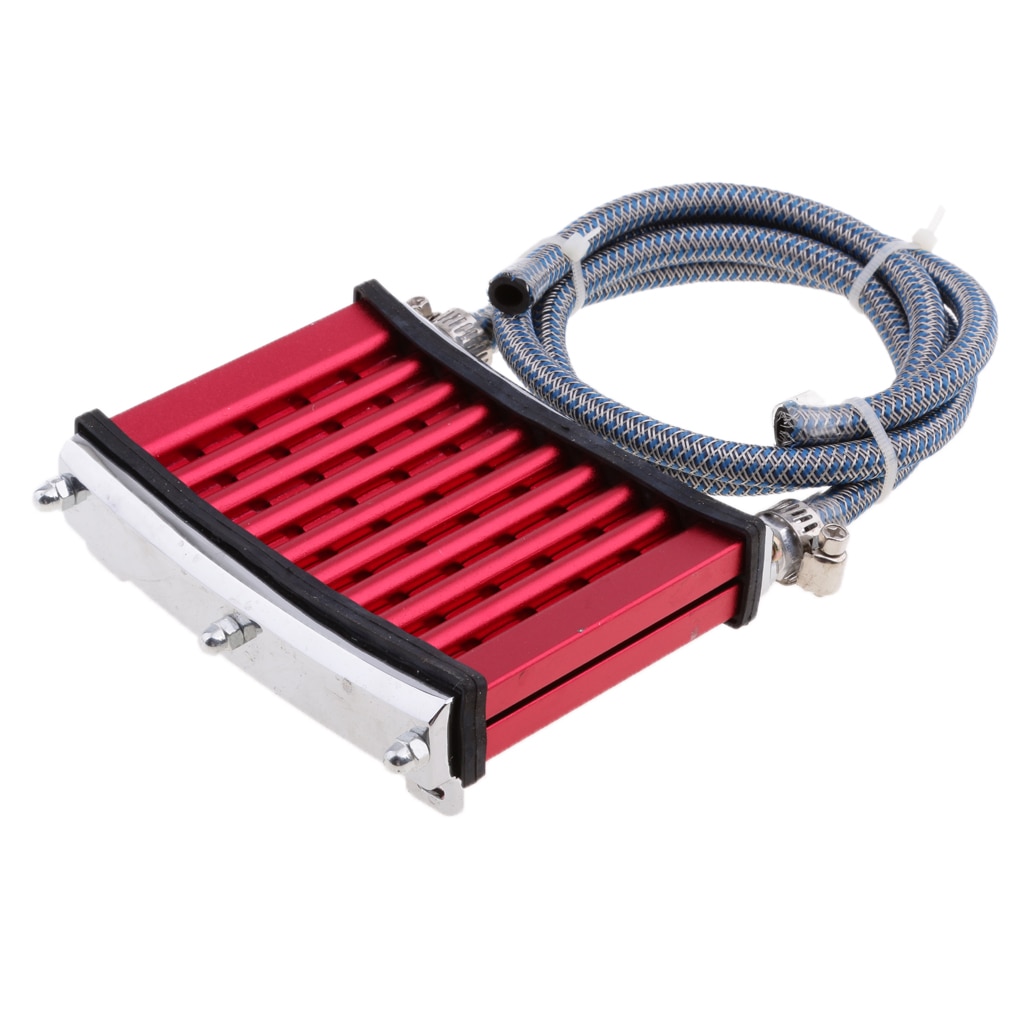 1 Set Motorcycle Oil Cooler Radiator Cooling For 50cc 70cc 90cc 110cc 125cc ATV Universal Motorcycle Dirt Bike Pit Bike Etc