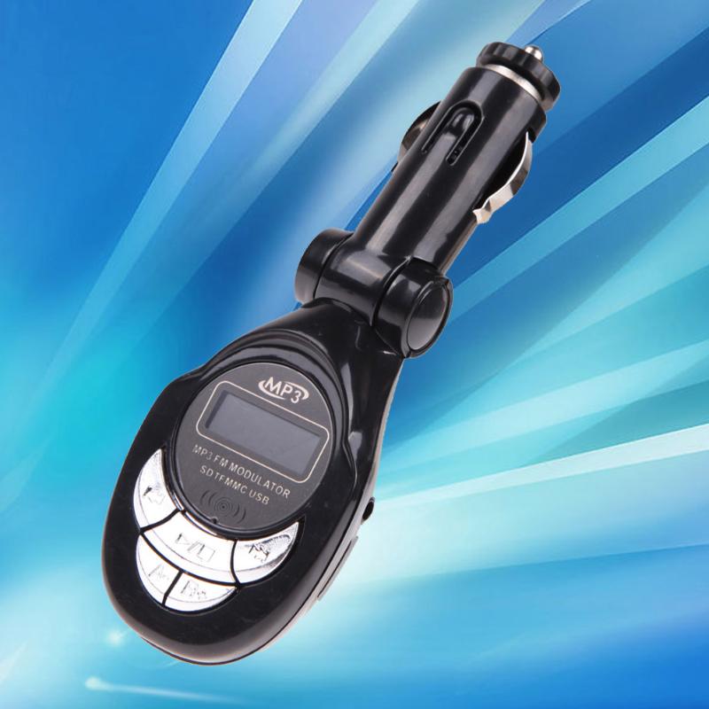 Reproductor MP3 de Kit de coche transmisor FM para coche, multifunción, inalámbrico, con mando a distancia