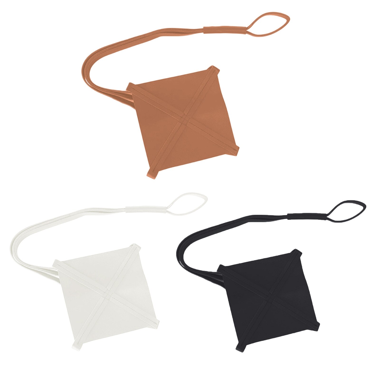 30@ Leather Plant Hanger Baskets Planter Flower Pot Hanging Holder Garden Decoration Outdoor Pots And Planters Pot De Fleur: Dark Khaki