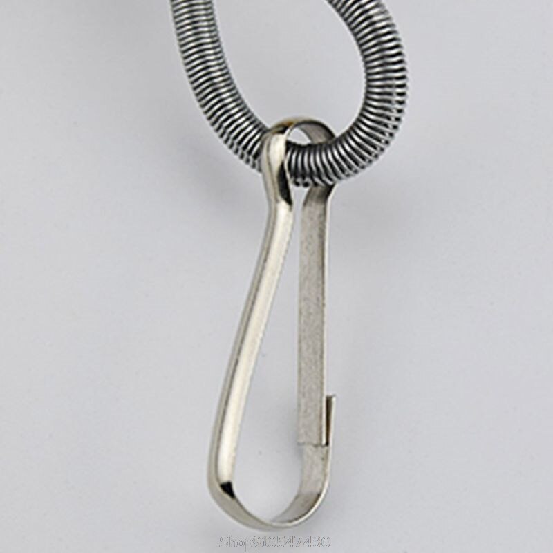 Durable Retractable Spring Balancer Steel Wire Rope Measuring Tool Hook Holder Hanging Assembly-line Fixtures N13 20