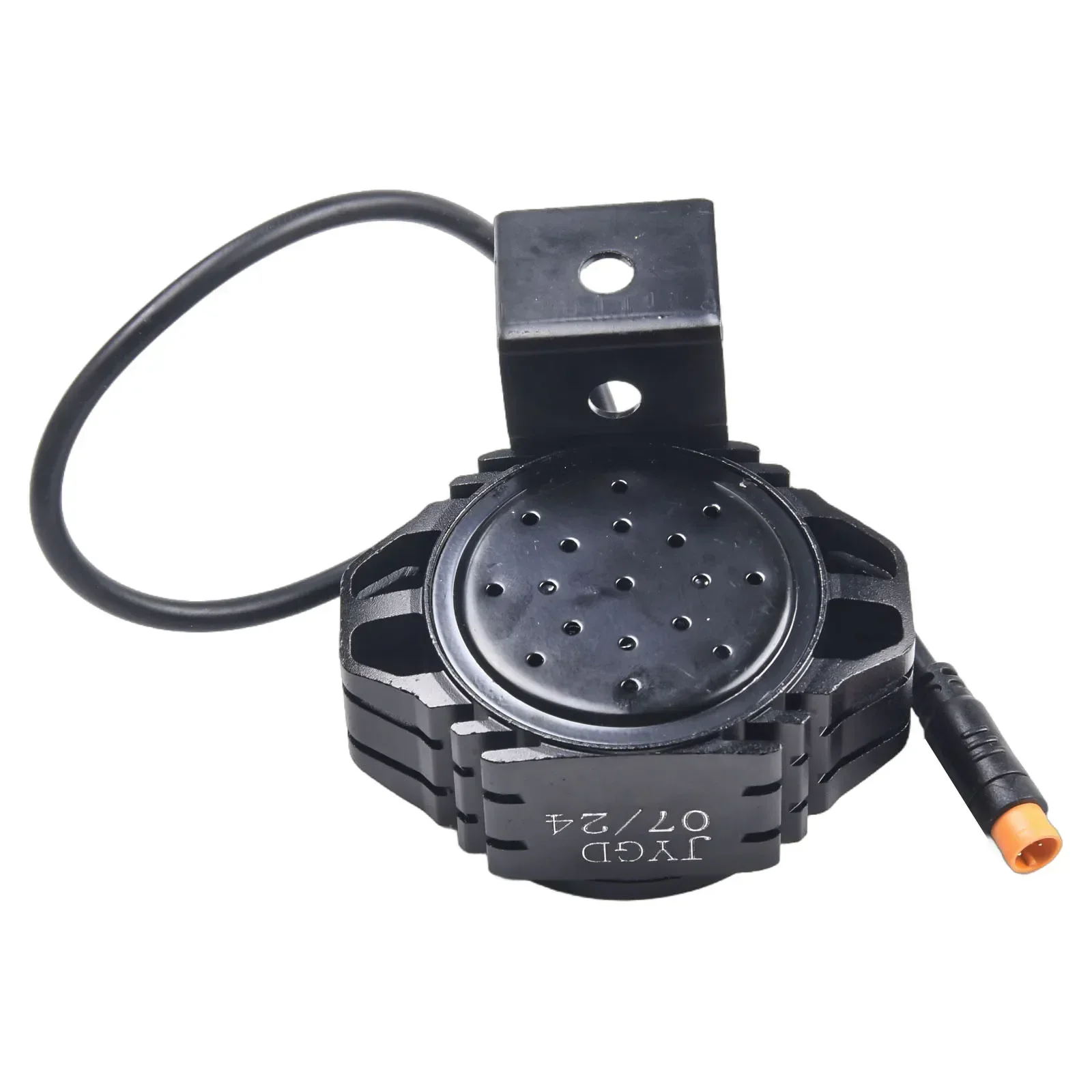 36/48v Elektro fahrrad Vorderseite licht mit Hupe 4Stift 3Stift wasserdichte Optiops LED Vorderseite licht wasserdichter E-Fahrrad Scheinwerfer