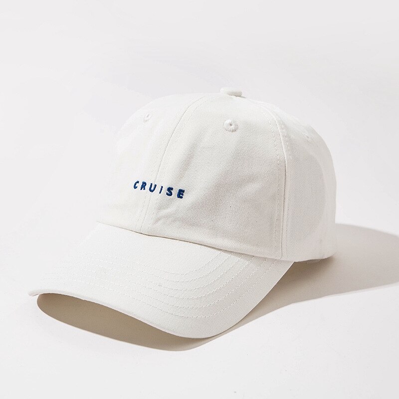 LINJW Summer Cotton Baseball Cap for Women Men Casual Dad Hat Outdoor Sports Caps Snapback Hip Hop Spring Baseball Hat: white