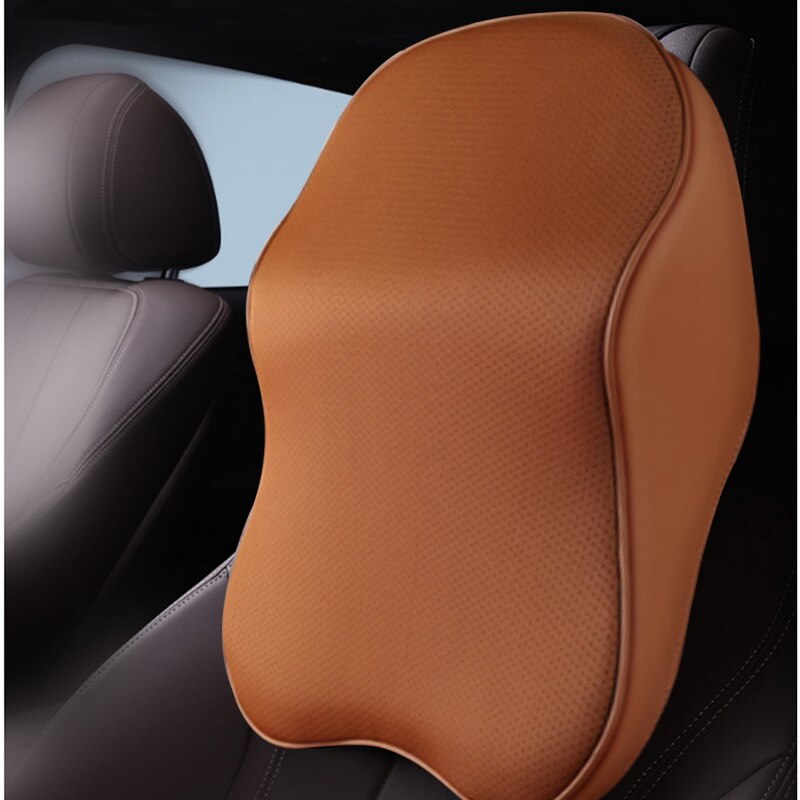 Verkoop Soft Car Seat Kussen Lederen Auto Levert Nekkussen Hoofdsteun Veiligheid Hoofdsteun Auto Kussen Interieur Accessoires: 4