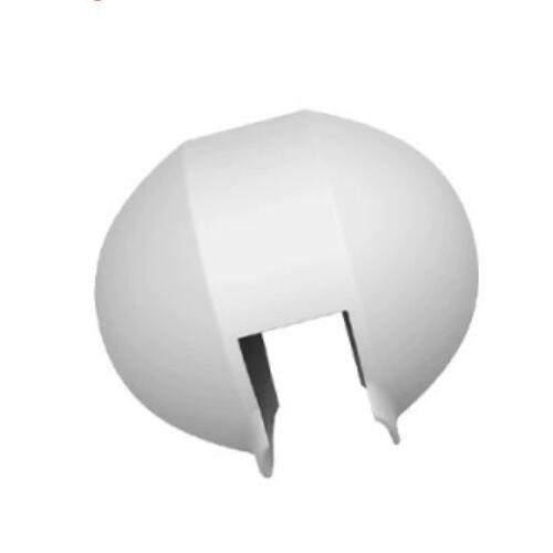 Dykfodral silikonfodral för insta 360 one  x3 x 4 osynligt vattentätt fodral skyddsfodral låda linsskydd skyddsjacka tillbehör: Vit färg