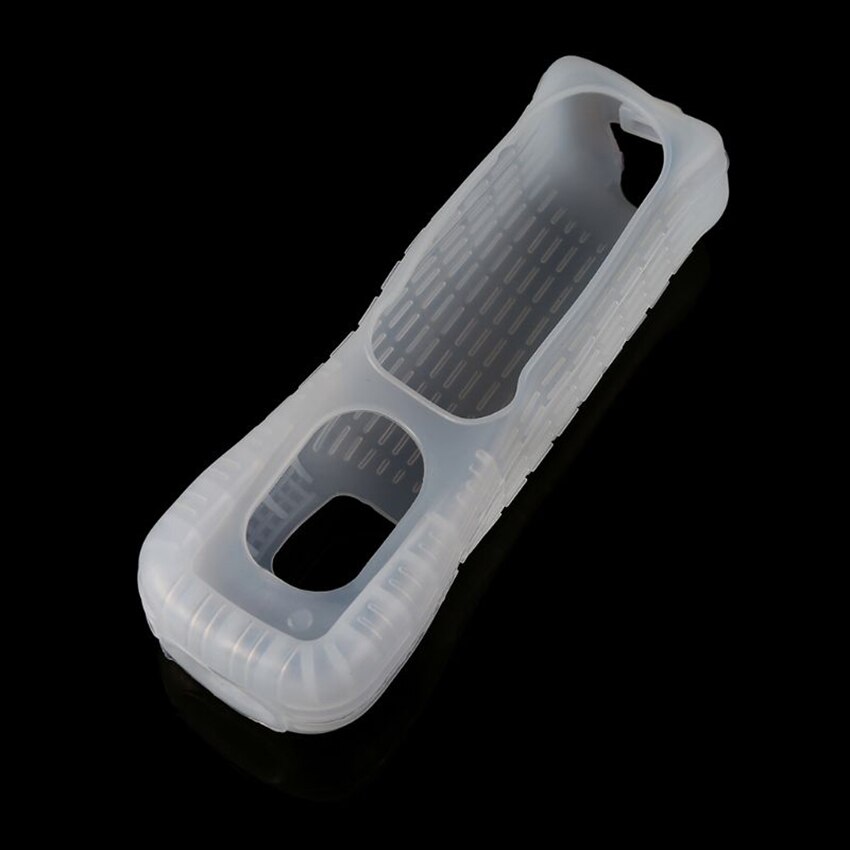 Yuxi silikoneovertræk etui hudpose ærmehus skal beskyttelsesovertræk + håndrem til nintend wii fjernbetjening