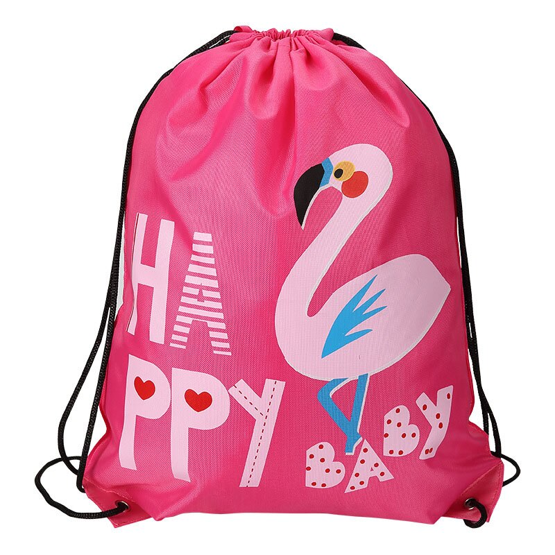 Sac de sport Portable sac de natation étanche Double épaule cordon humide et sec sac de voyage pour les femmes enfants: flamingo