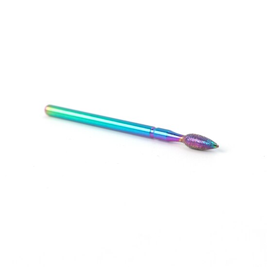 Stz 1pc regnbue neglebor til elektrisk boremaskine fræser hårdmetal keramisk neglefilsliber manicure værktøj  #1514-2
