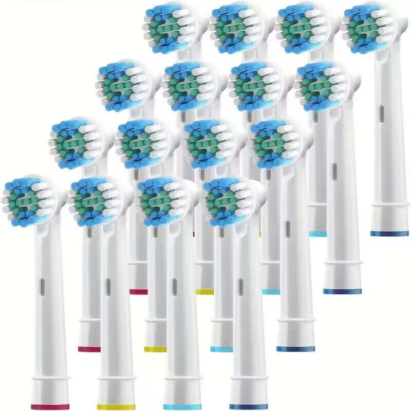 4/12/16 Stuks Vervanging Opzetborstels Compatibel Met Oral-B Braun Professionele Elektrische Opzetborstels Opzetborstels: Goud