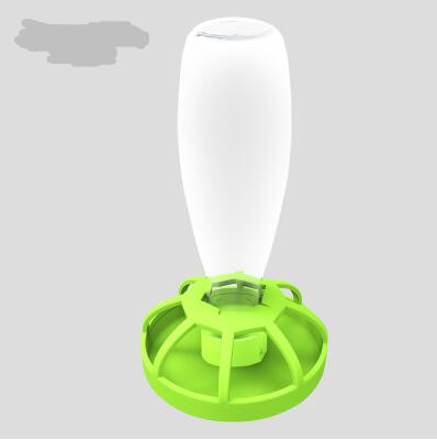 Water Dish Water Bowl Feeding Tray For Gecko Lizard Reptiles bird Tortoise Turtle Terrarium Decor Water Dispenser landscaping: Auto-filling green / large