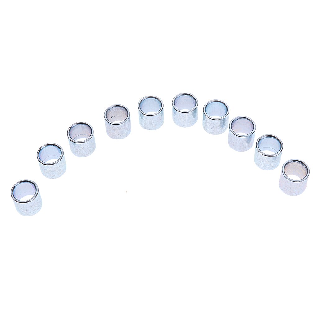 10 stycken robusta rullskridskor inline-rullhjul med distanser innerdiameter 8mm yttre diameter 10mm