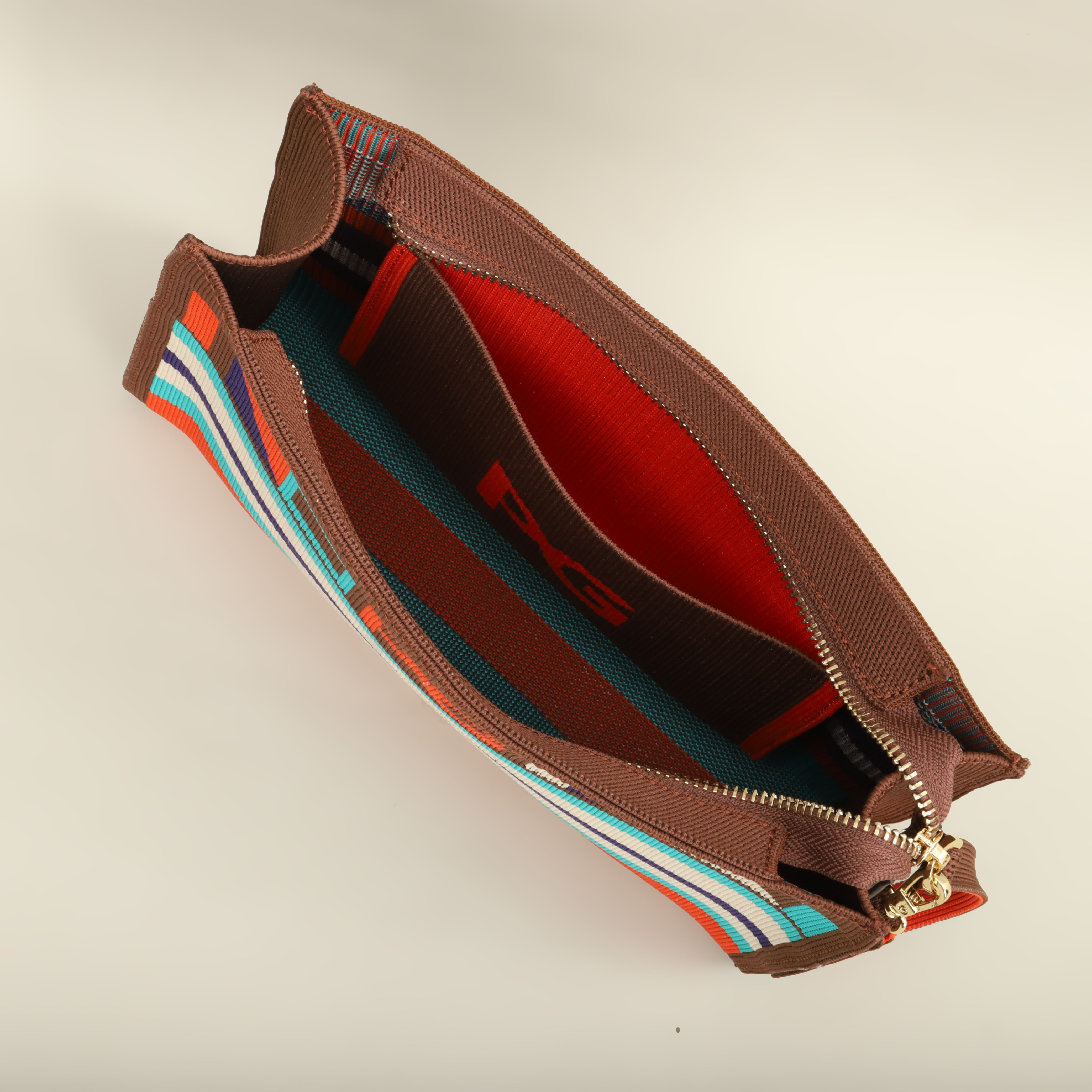 PG PATSY GARIS Unique style shopping colorful striped handbag handbag