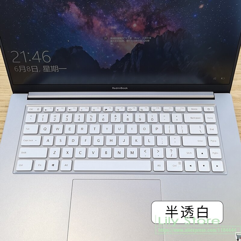 Silicone Keyboard cover Protector skin Laptop For Xiaomi Mi Notebook Pro 15 for RedmiBook Pro 15 Redmibook 16 16.1